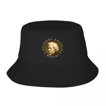 חדש וולפגנג אמדאוס מוצרט - וינטאג', עיצוב - CRB דלי כובע יוקרה האיש כובע משובח היפ הופ כובעים לגברים נשים